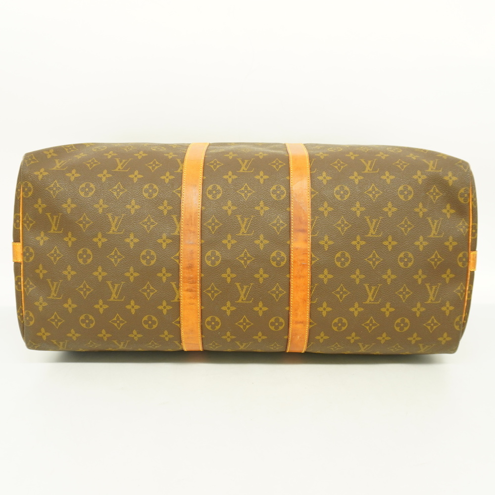Louis Vuitton Monogram Canvas Keepall Travel Bag Brown and Tan - Picture 3 of 13